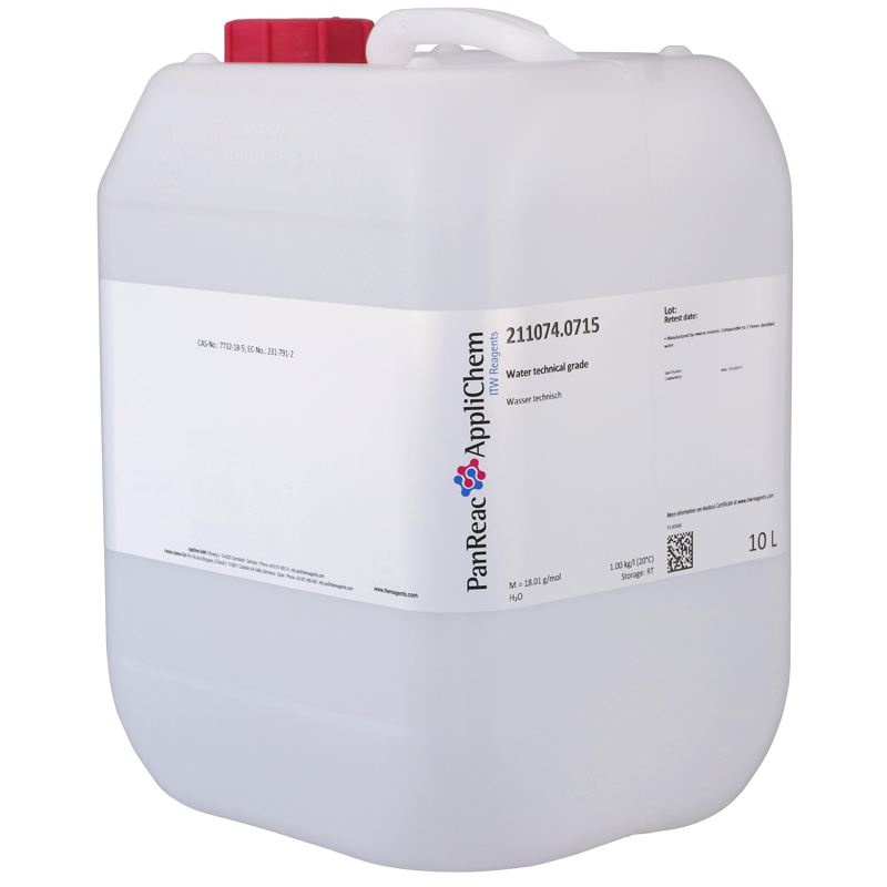 Water technical grade ITW Reagents