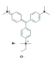 molecule for: Verde de Metilo (C.I. 42585) (Ph. Fr.) grado farma
