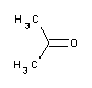 molecule for: Acetona grado técnico
