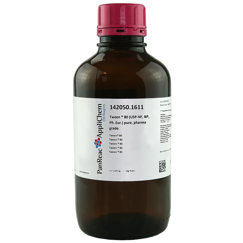 Tween ® 80 (USP-NF, BP, Ph. Eur.) pharma grade, BioChemica
