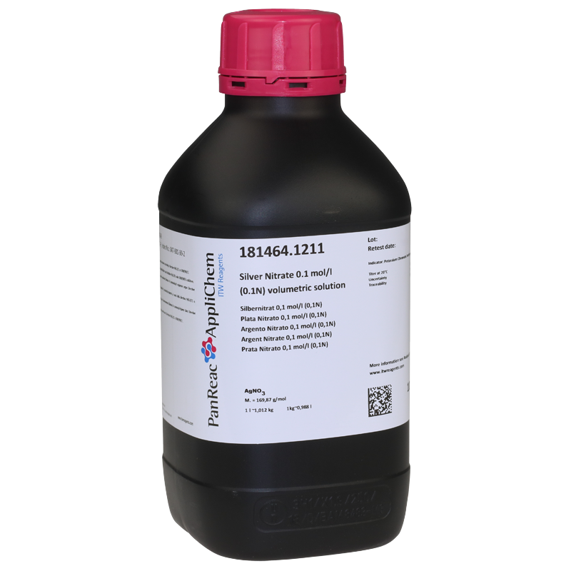 Silver Nitrate 0.1 mol/l (0.1N) volumetric solution