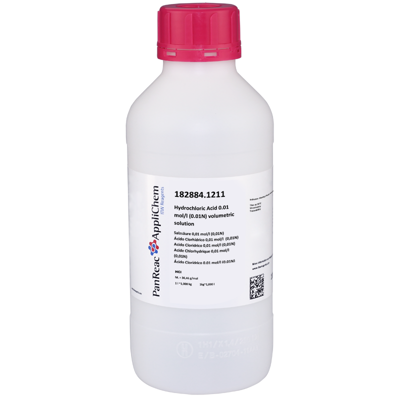 Salzsaure 0 01 Mol L 0 01n Masslosung Itw Reagents