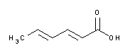 molecule for: Sorbic Acid (BP, Ph. Eur.) pure, pharma grade