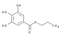 molecule for: n-Propilo Galato (Ph. Eur., USP-NF) puro, grado farma