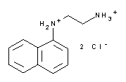 molecule for: (1-Naftil) Etilendiamina Diclorhidrato para análisis, ACS