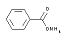 molecule for: Amonio Benzoato puro