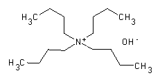 molecule for: Tetrabutylammoniumhydroxid - Lösung 40 % in Wasser zur Synthese