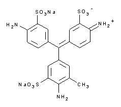 molecule for: Fucsina Ácida Sal Disódica (C.I. 42685) para diagnóstico clínico