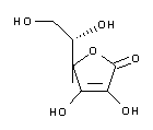 molecule for: L(+)-Ascorbic Acid powdered BioChemica