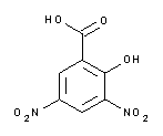 molecule for: 3,5-Dinitrosalicylic Acid, 98% for synthesis