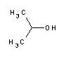 molecule for: 2-Propanol 99,7 % for synthesis