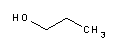 molecule for: 1-Propanol, 99.5% for synthesis