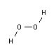 molecule for: Hidrógeno Peróxido 30% p/v (100 vol.) estabilizado puro